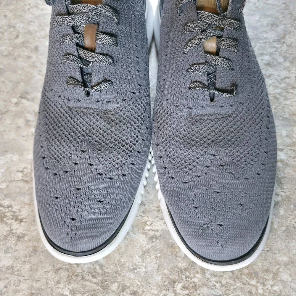 Cole Haan 2.Zerogrand Stitchlite Mens Size 9 M‎ Gray Wingtip Oxford Shoes C27947